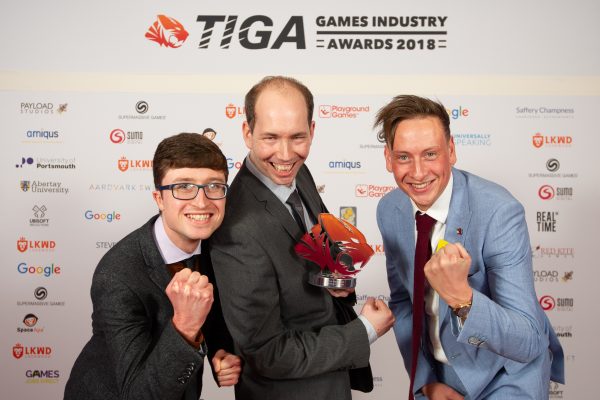 TIGA Games Industry Awards at the Guildhall London.Best  - QA Provider - Universally SpeakingNovember 1 2018Matthew Power Photographywww.matthewpowerphotography.co.uk07969 088655mpowerphoto@yahoo.co.uk@mpowerphoto