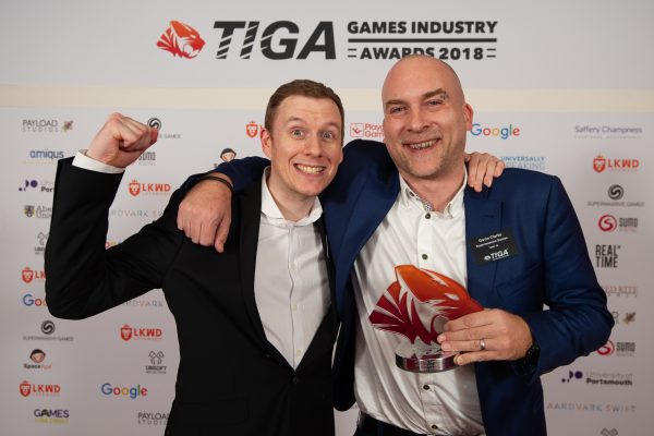 TIGA Games Industry Awards at the Guildhall London.Best  - Social Game - Supermassive GamesNovember 1 2018Matthew Power Photographywww.matthewpowerphotography.co.uk07969 088655mpowerphoto@yahoo.co.uk@mpowerphoto