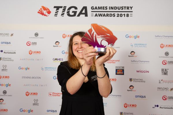 TIGA Games Industry Awards at the Guildhall London.Best Educational Game - CharlesUniversity and CzechAcademy of Sciences.November 1 2018Matthew Power Photographywww.matthewpowerphotography.co.uk07969 088655mpowerphoto@yahoo.co.uk@mpowerphoto
