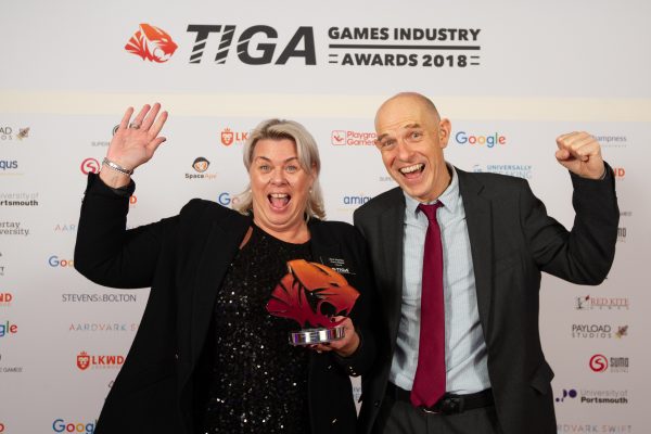 TIGA Games Industry Awards at the Guildhall London.Diversity Award - TestronicNovember 1 2018Matthew Power Photographywww.matthewpowerphotography.co.uk07969 088655mpowerphoto@yahoo.co.uk@mpowerphoto