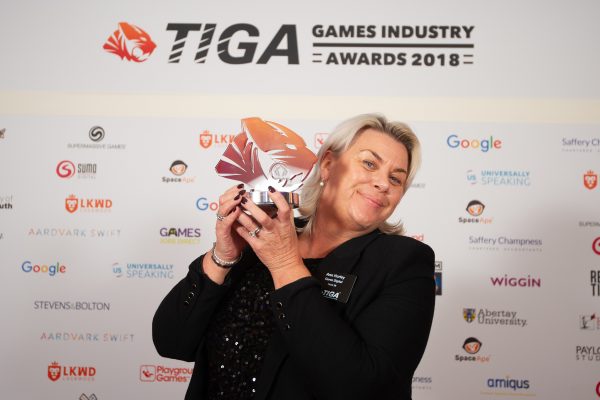 TIGA Games Industry Awards at the Guildhall London.Diversity Award - TestronicNovember 1 2018Matthew Power Photographywww.matthewpowerphotography.co.uk07969 088655mpowerphoto@yahoo.co.uk@mpowerphoto