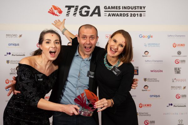 TIGA Games Industry Awards at the Guildhall London.Best Art Animation Trailer Supplier - Atomhawk November 1 2018Matthew Power Photographywww.matthewpowerphotography.co.uk07969 088655mpowerphoto@yahoo.co.uk@mpowerphoto