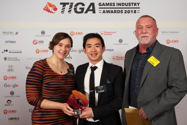 TIGA Games Industry Awards at the Guildhall London.Creativity Award - Ninja TheoryNovember 1 2018Matthew Power Photographywww.matthewpowerphotography.co.uk07969 088655mpowerphoto@yahoo.co.uk@mpowerphoto