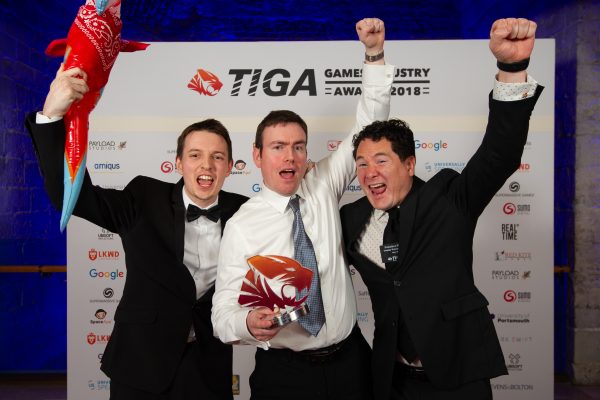 TIGA Games Industry Awards at the Guildhall London.Best Puzzle Game - OutplayEntertainmentNovember 1 2018Matthew Power Photographywww.matthewpowerphotography.co.uk07969 088655mpowerphoto@yahoo.co.uk@mpowerphoto